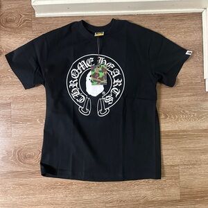 Chrome Hearts x bape Black T-Shirt